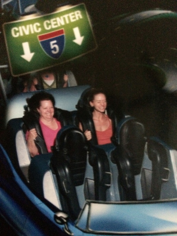 Rollercoaster with mom