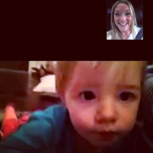 Facetime with Evie