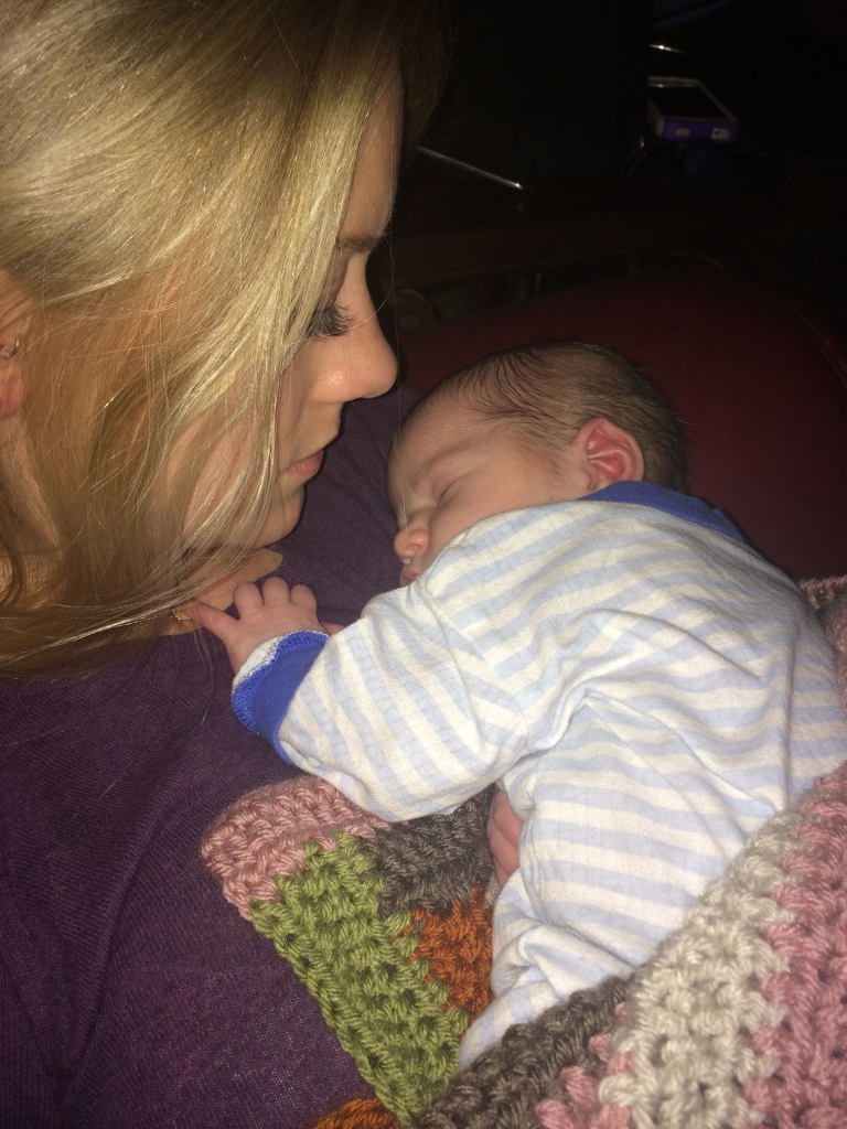 Chelsea Vail with baby zade