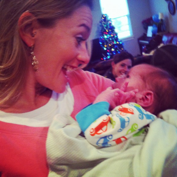 Chelsea Vail with nephew