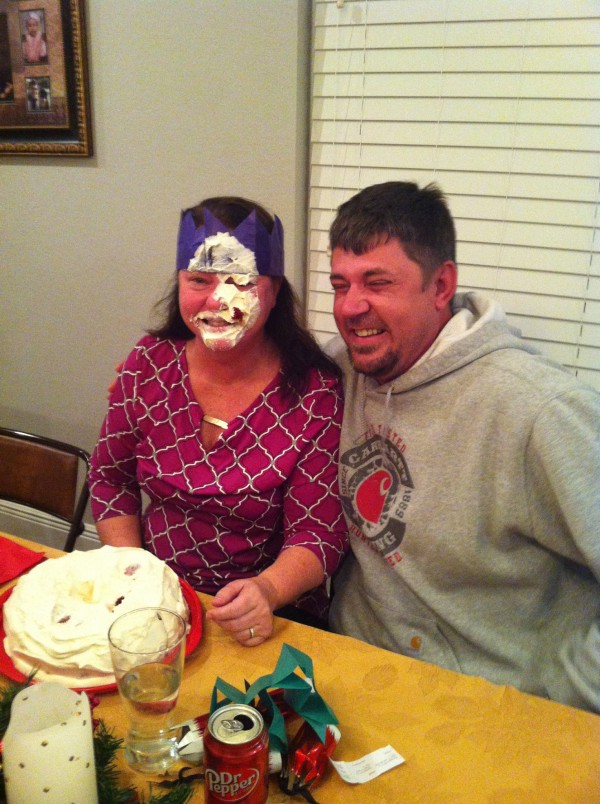 Mom getting her face smashed